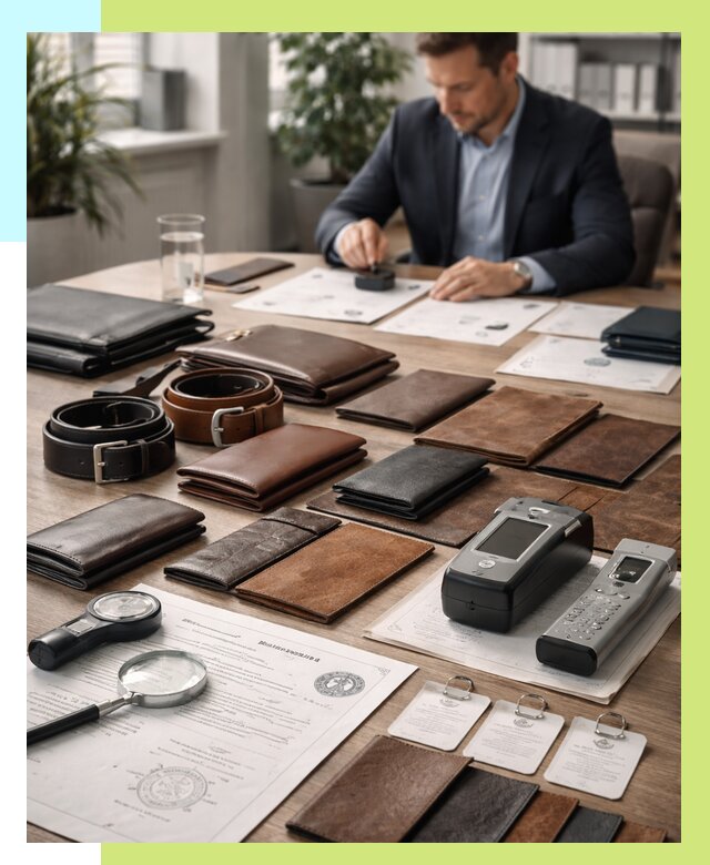 Сертификация кожаных изделий в Нефтекамске от 12322 р. | Алешин-Нтк