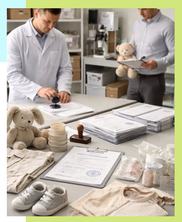 Сертификация детских товаров в Нефтекамске от 15402 р. | Алешин-Нтк