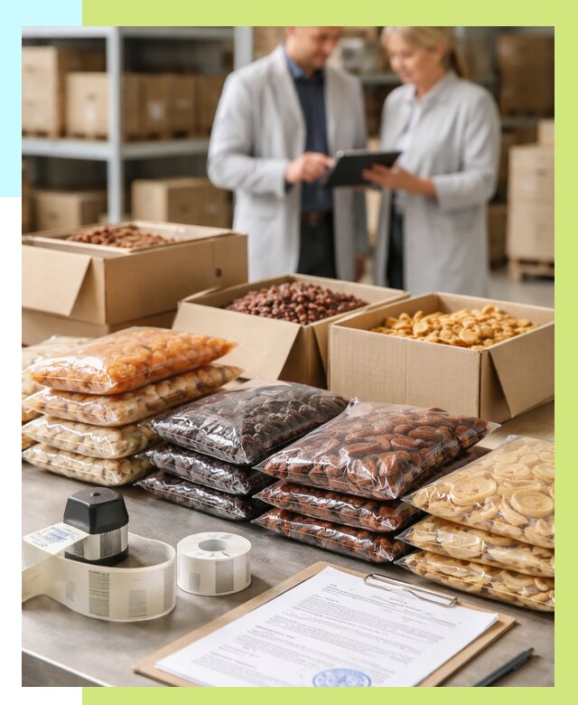 Сертификация сухофруктов в Нефтекамске от 12322 р. | Алешин-Нтк под ключ