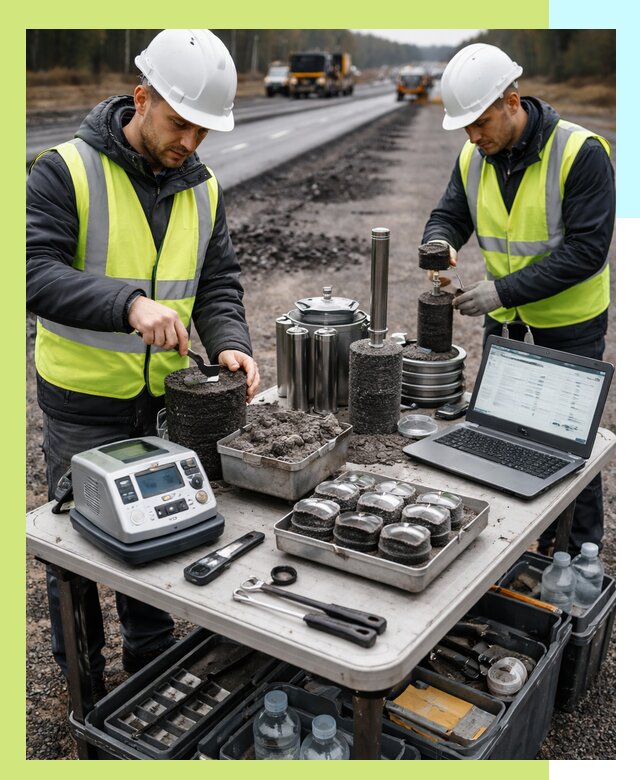 Сертификация асфальта: испытания и подтверждение в Нефтекамске