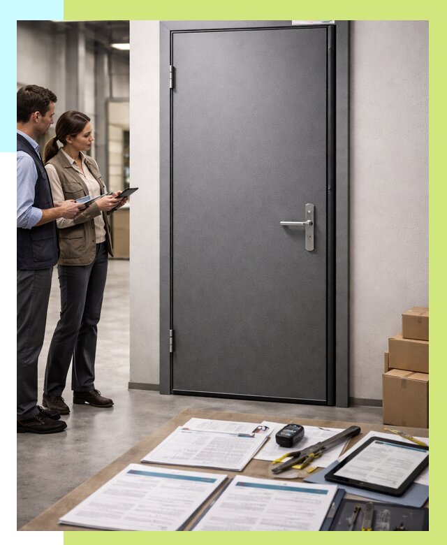 Сертификация противопожарных дверей в Нефтекамске от 9241 р. | Алешин-Нтк