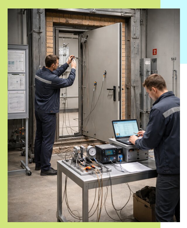 Сертификация противопожарных дверей в Нефтекамске по ГОСТ и ТР