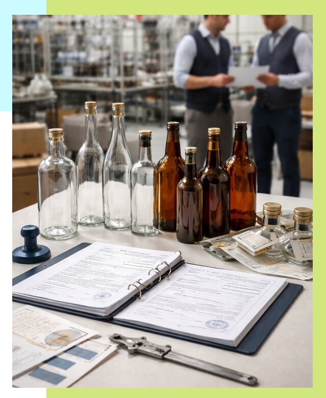 Сертификация стеклянных бутылок в Нефтекамске от 25670 р. | Алешин-Нтк