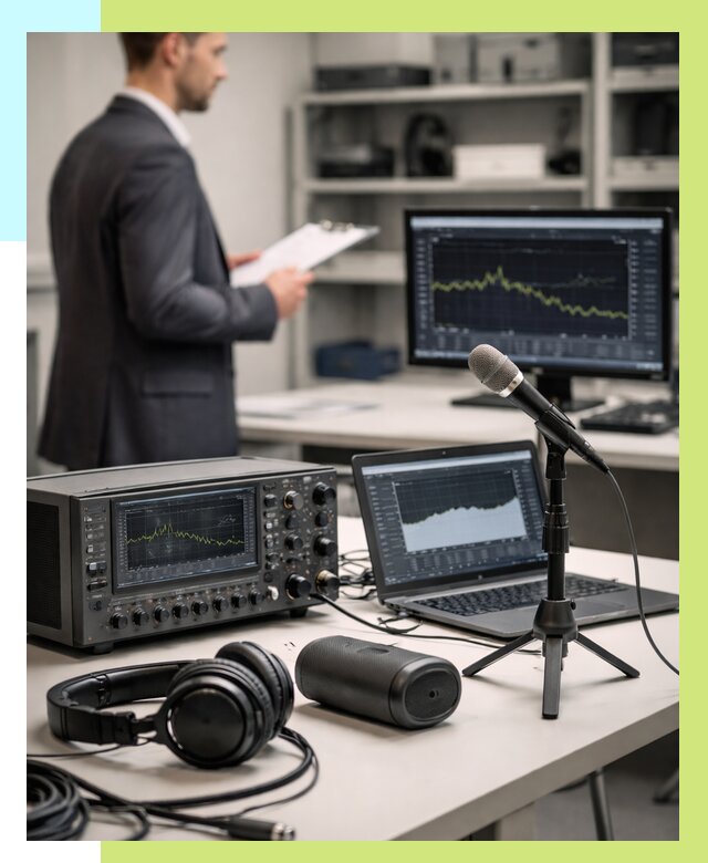 Сертификация аудиотехники в Нефтекамске от 15402 р., Алешин-Нтк