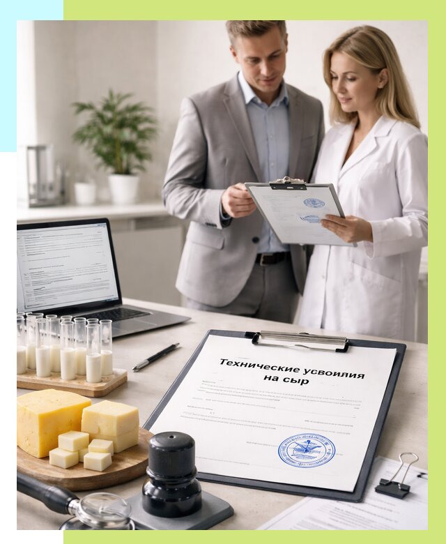 ТУ на сыры в Нефтекамске срочно от 12322 р. — оформление | Алешин-Нтк