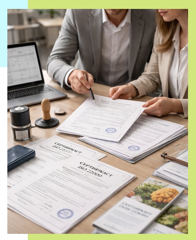 Сертификат ISO 22000 в Нефтекамске от 41072 р. под ключ | Алешин-Нтк